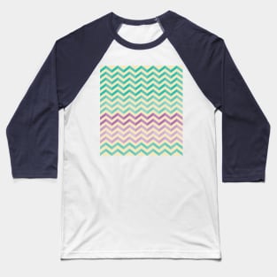 wavy pattern Baseball T-Shirt